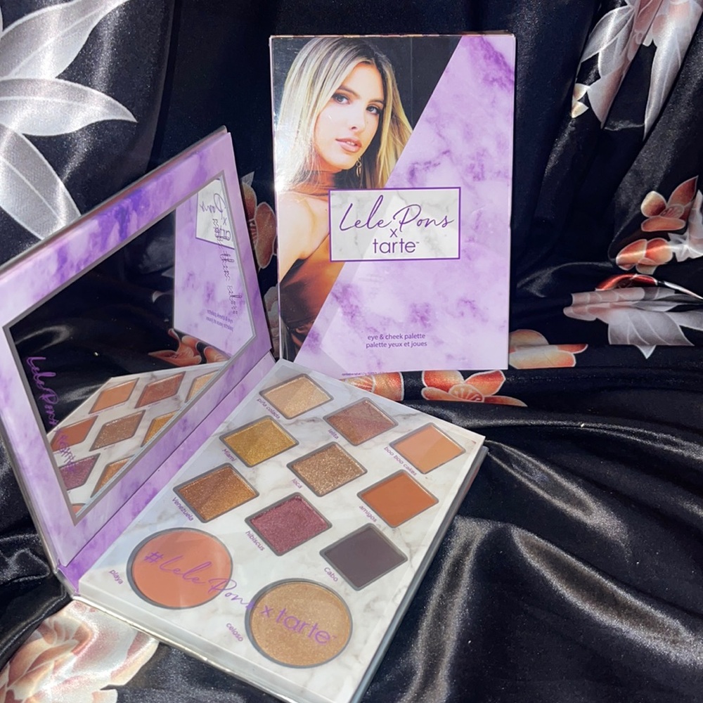 Lele Pons x Tarte eye and cheek palette.